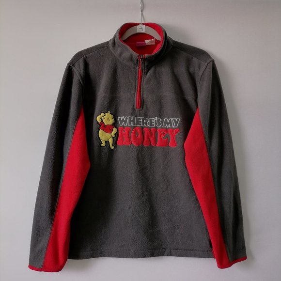 The Wonderful World Of Disney Women's Gray Red Sweatshirt Size See Measurement - Picture 1 of 5